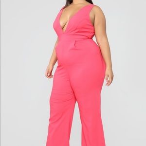 Pink jumpsuit